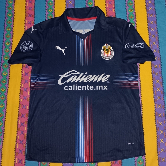 2020 Puma Chivas De Guadalajara Soccer Jersey Coca Cola Football Caliente MX FC - Picture 1 of 5